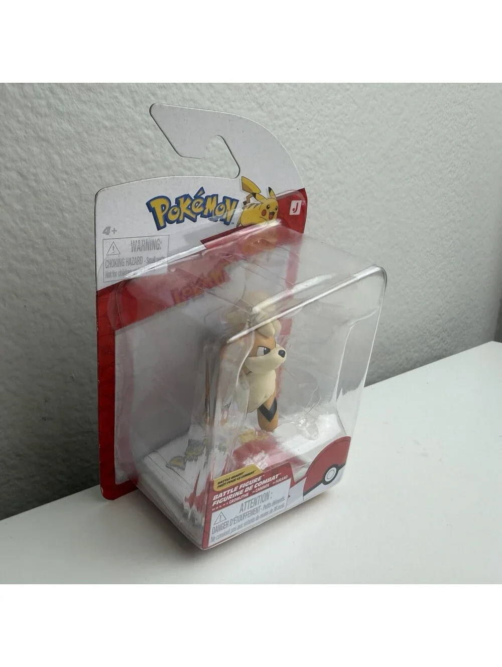 Pokémon Growlithe Battle Figure Jazwares 2” Action Figure New Sealed 2025 NIB